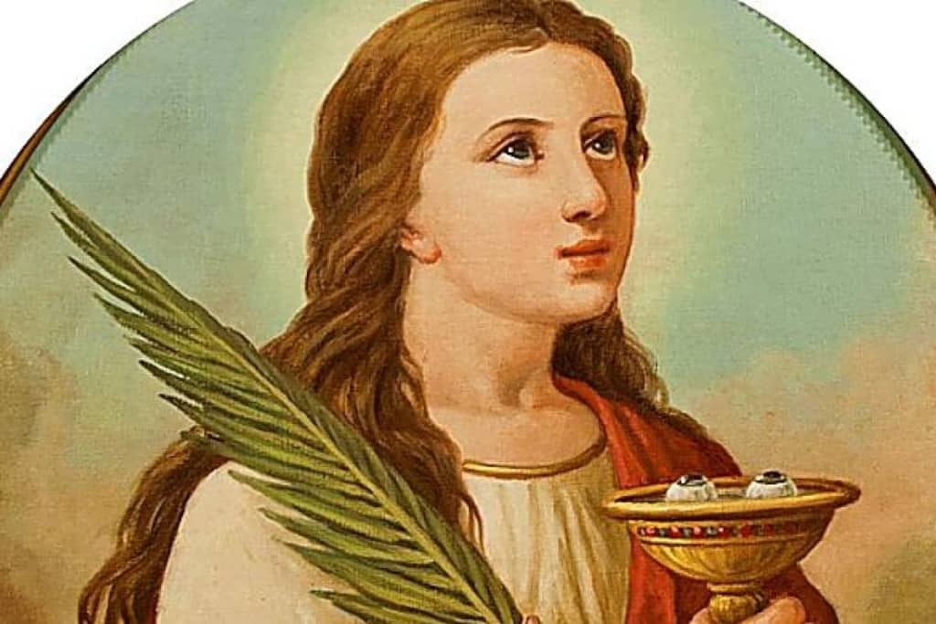 ¿Por qué Santa Lucía tiene ojos en un plato?